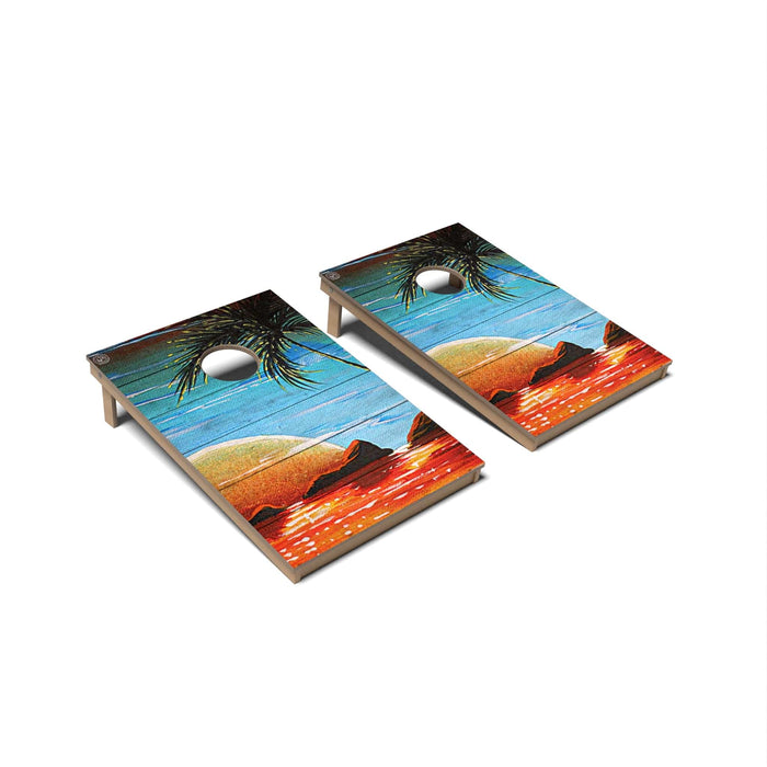 Cornhole Board Coastal Cornhole Boards - Tailgate