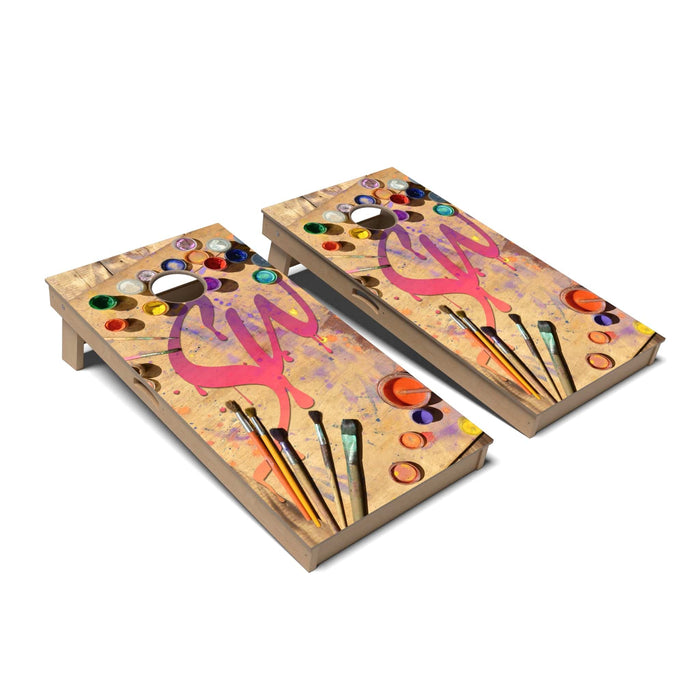 Cornhole Board Artist Cornhole Boards - Professional Signature