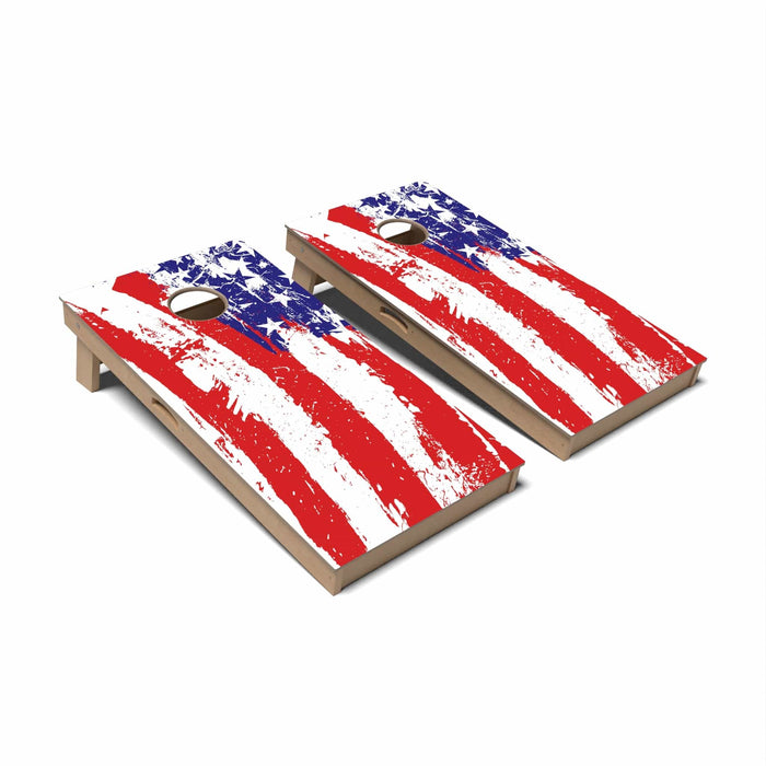 Patriotic Cornhole Boards - Professional Signature