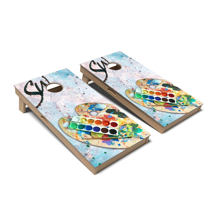 Artist Cornhole Boards - Professional Signature