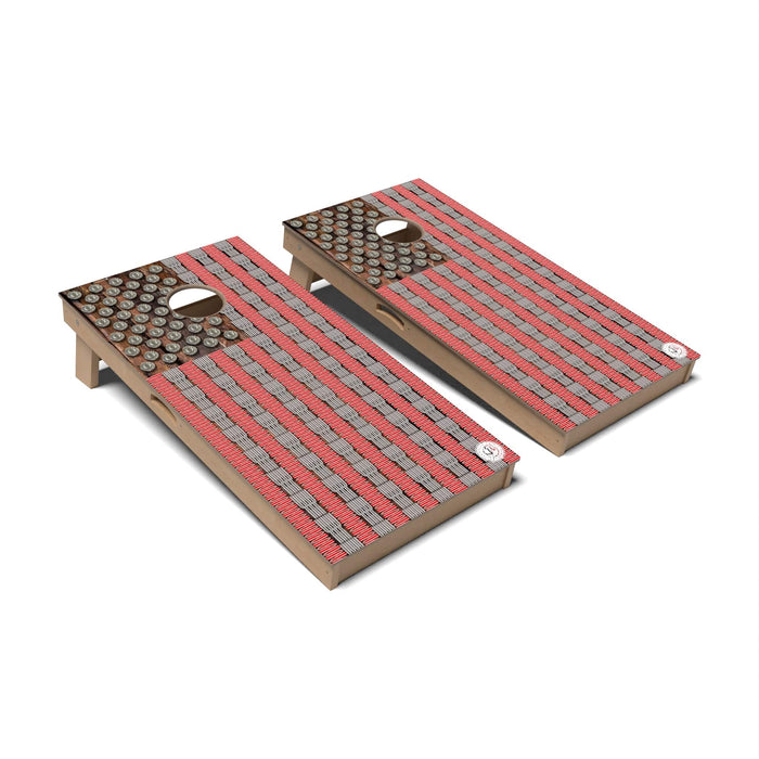 Patriotic Cornhole Boards - Professional Signature