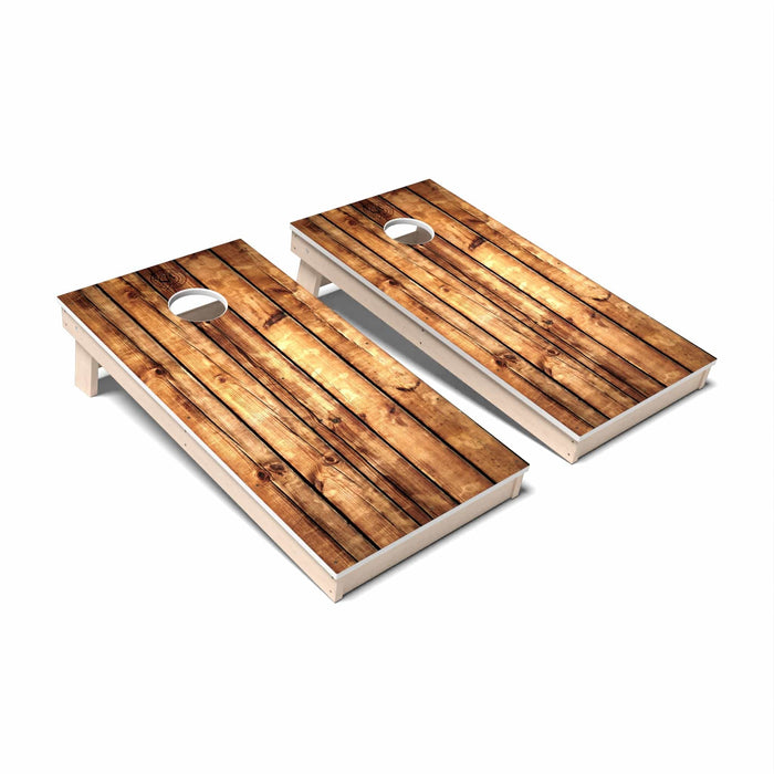 Cornhole Board Rustic Wood Cornhole Boards - All Weather