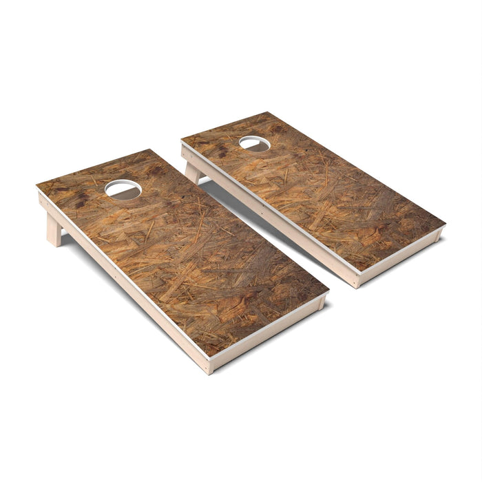 Natural Wood Cornhole Boards - All Weather