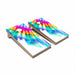 Cornhole Board Tie Dye Cornhole Boards - Backyard