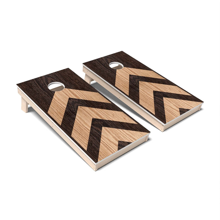 Cornhole Board Geometric Wood Cornhole Boards - All Weather