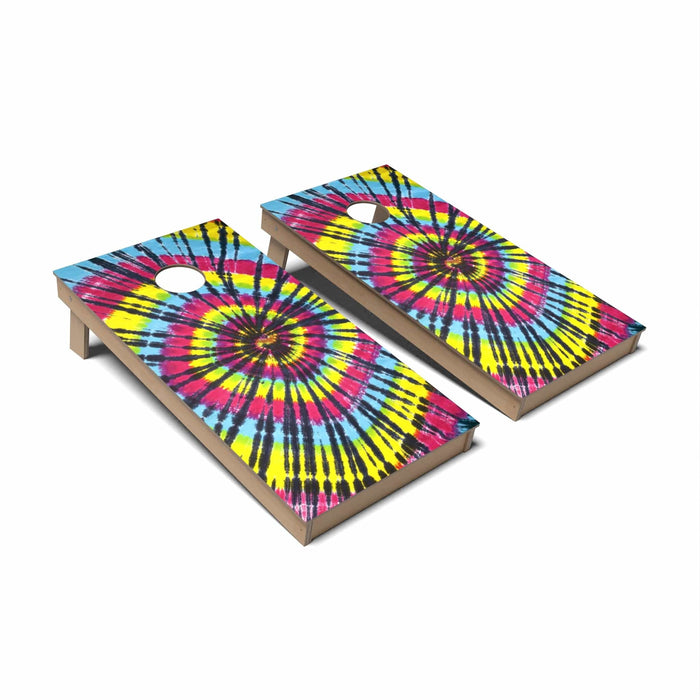 Cornhole Board Tie Dye Cornhole Boards - Backyard