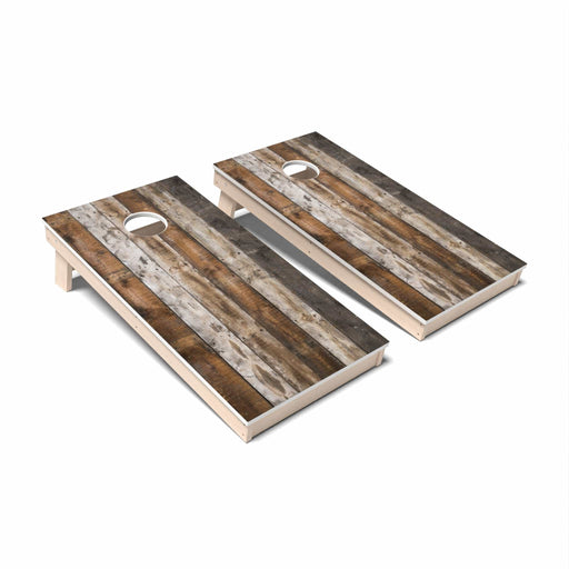 Cornhole Board Rustic Wood Cornhole Boards - All Weather