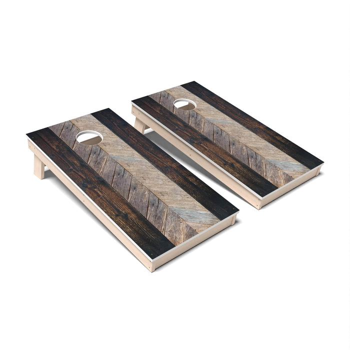 Cornhole Board Geometric Wood Cornhole Boards - All Weather