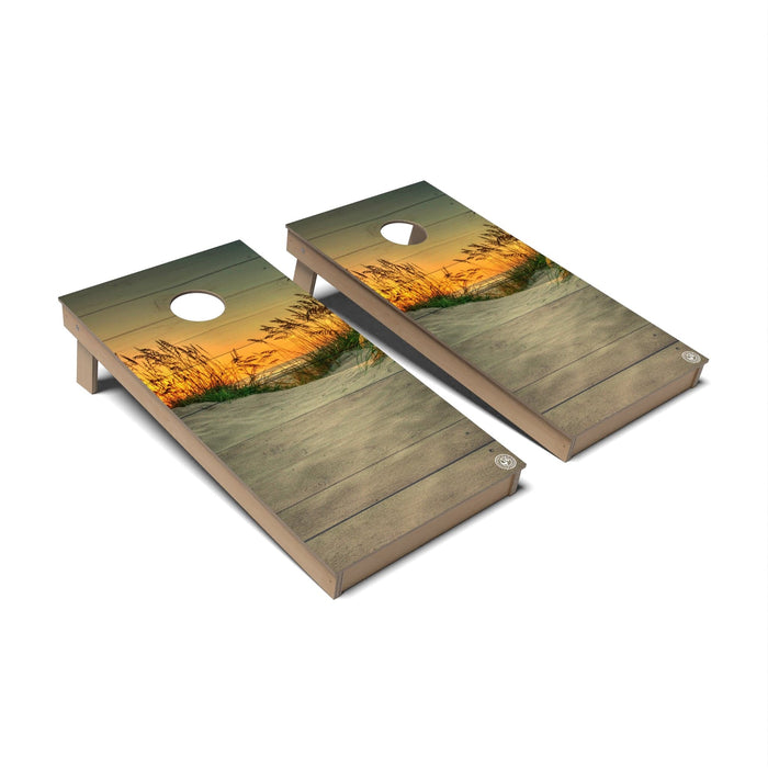 Coastal Cornhole Boards - Backyard