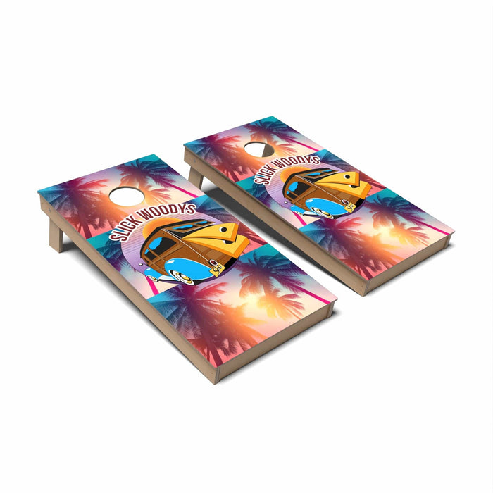 Cornhole Board Miami Vice Cornhole Boards - Backyard