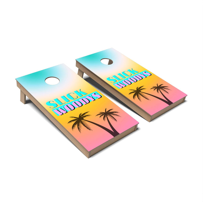 Cornhole Board Miami Vice Cornhole Boards - Backyard
