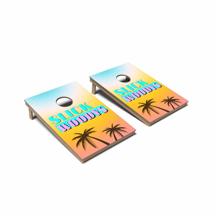 Cornhole Board Miami Vice Cornhole Boards - Tailgate