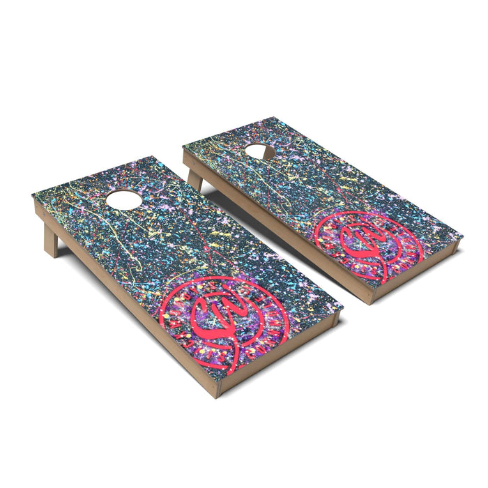 Cornhole Board Artist Cornhole Boards - Backyard