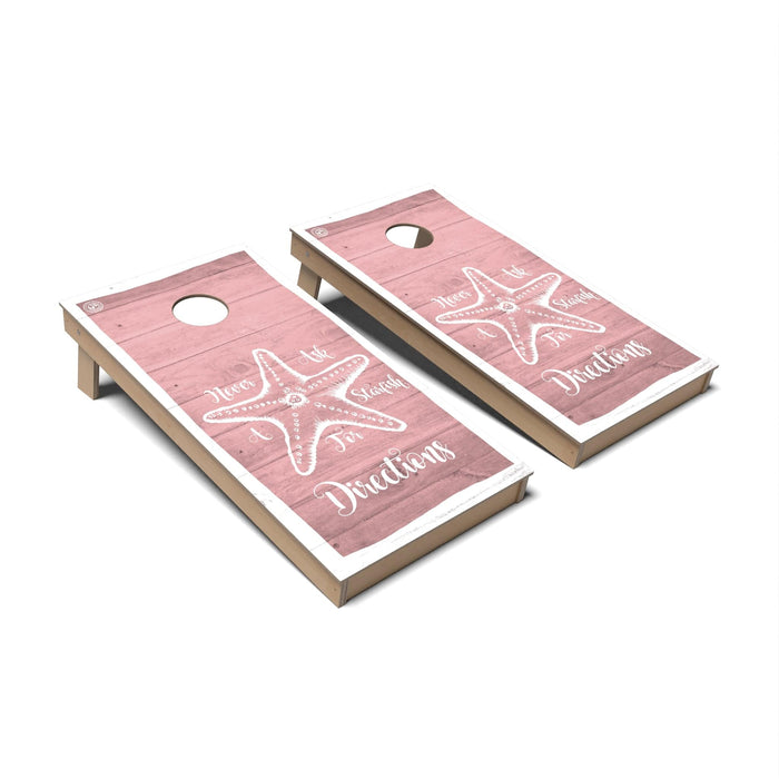 Cornhole Board Coastal Cornhole Boards - Backyard