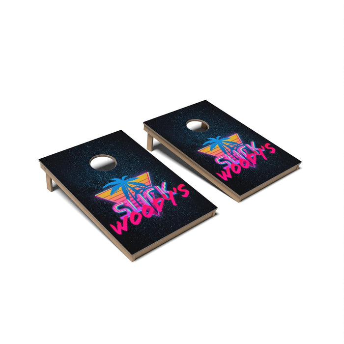 Cornhole Board Miami Vice Cornhole Boards - Tailgate