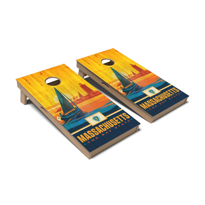 Cornhole Board Massachusetts Cornhole Boards - Professional Signature