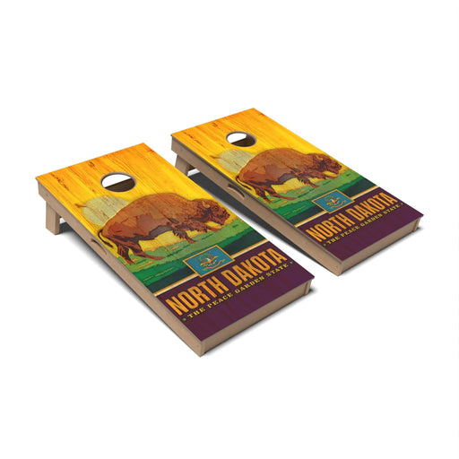 Cornhole Board North Dakota Cornhole Boards - Professional Signature