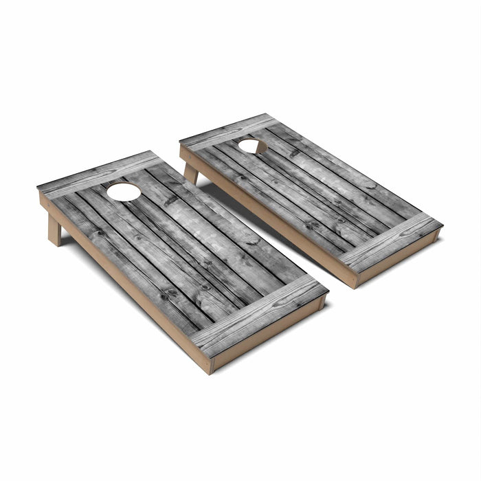 Cornhole Board Rustic Wood Cornhole Boards - Backyard