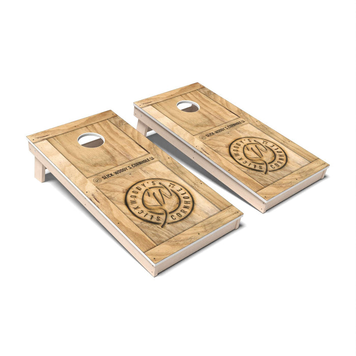 Cornhole Board Natural Wood Cornhole Boards - All Weather