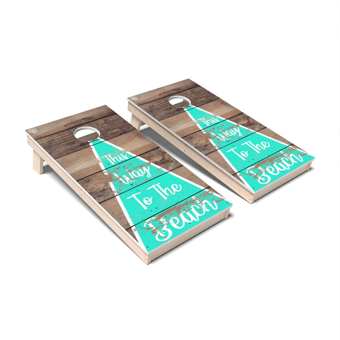 Cornhole Board Coastal Cornhole Boards - All Weather
