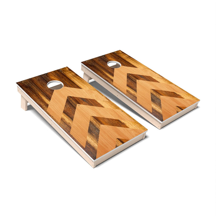 Cornhole Board Geometric Wood Cornhole Boards - All Weather