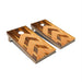 Cornhole Board Geometric Wood Cornhole Boards - Backyard
