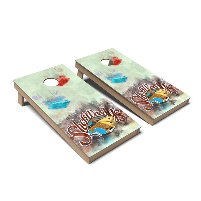 Cornhole Board Artist Cornhole Boards - Backyard