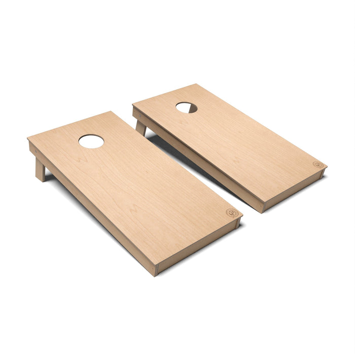 Cornhole Board Natural Wood Cornhole Boards - Backyard