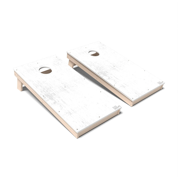 Natural Wood Cornhole Boards - All Weather
