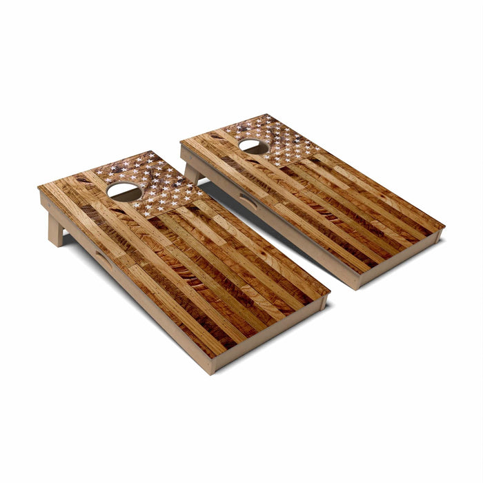 Patriotic Cornhole Boards - Professional Signature