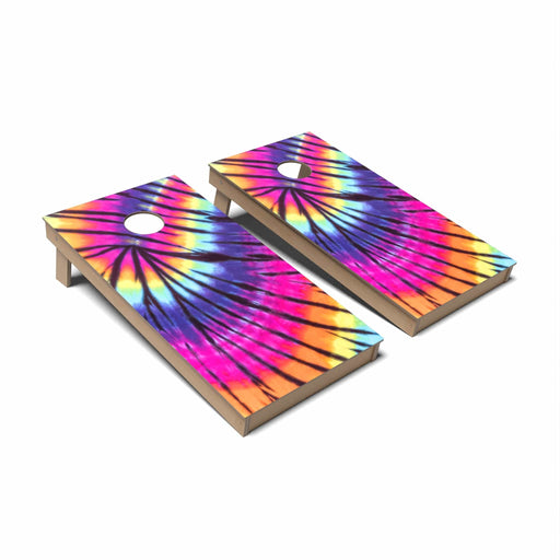 Cornhole Board Tie Dye Cornhole Boards - Backyard
