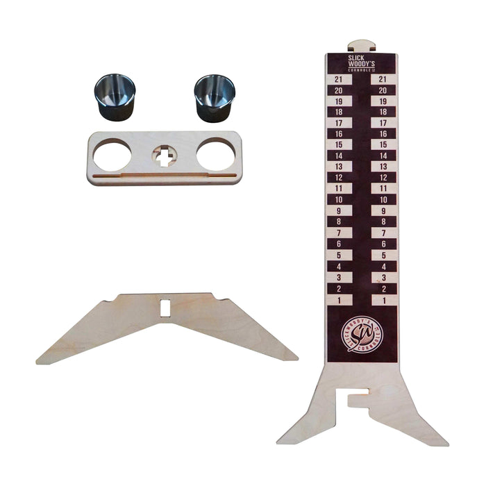 Cornhole Scoreboard Slick Woody's Scarlet and Gold Cornhole Score Tower