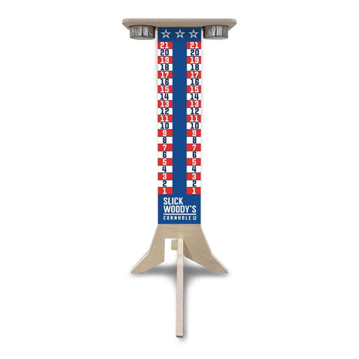 Cornhole Scoreboard Slick Woody's Red, White, and Blue Cornhole Score Tower