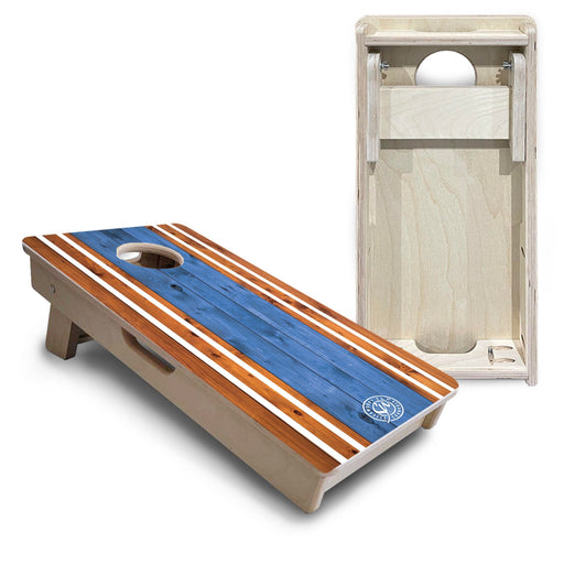 Mini Cornhole Boards- Retro Wooden- 12"x24"