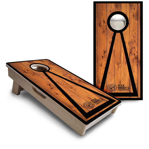 Mini Cornhole Boards- Rich Wood- 12"x24"