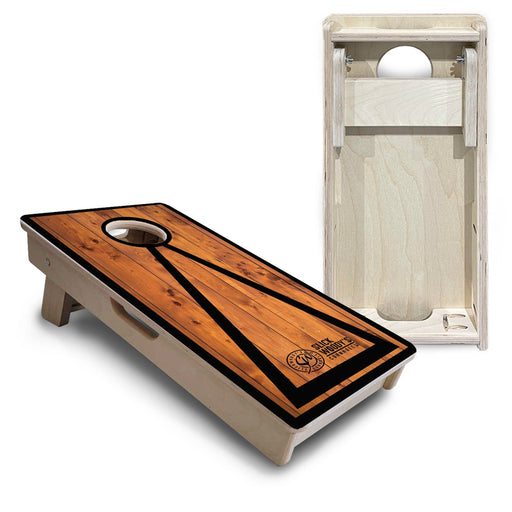 Mini Cornhole Boards- Rich Wood- 12"x24"