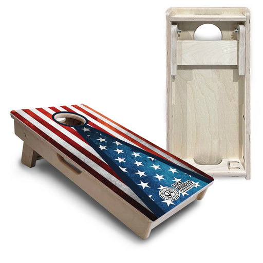 Mini Cornhole Boards- Stars and Stripes- 12"x24"