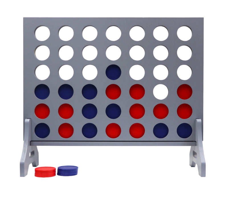Tailgating Pros Grey Giant 4 in a Row