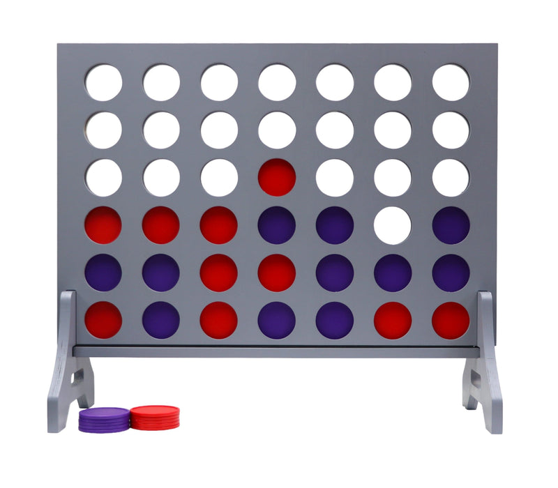 Tailgating Pros Grey Giant 4 in a Row