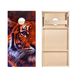Space Tiger Star Cornhole Boards