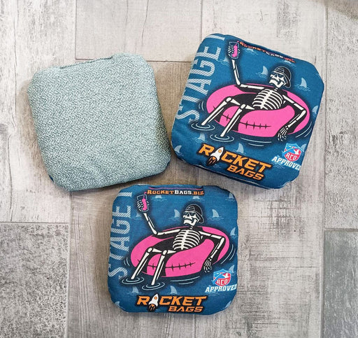 Pro Cornhole Bags Stage 1 Shark Bait Hybrid Carpet Cornhole Bags ACO Approved