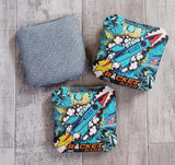 Pro Cornhole Bags Stage 2 Blue Rocket ACO Cornhole Bags