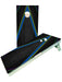 cornhole boards Multi Color Neon Striped Cornhole Boards