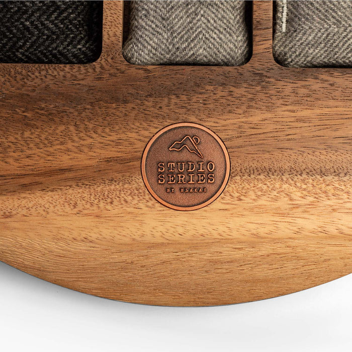 Tic Tac Toe Studio Series Live Edge Acacia Wood Tic Tac Toe Game