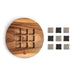 Tic Tac Toe Studio Series Live Edge Acacia Wood Tic Tac Toe Game