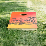 Sunset Surf Star Cornhole Boards