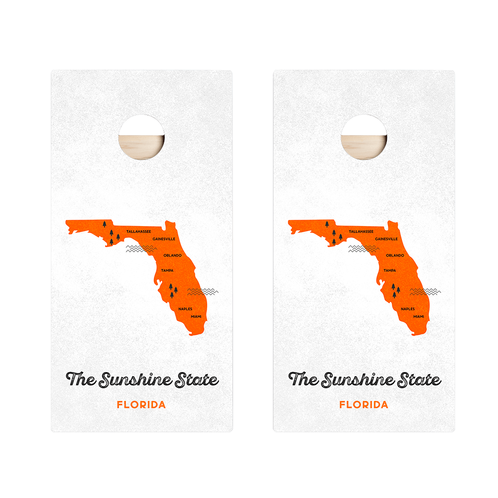 Sunshine State Star Cornhole Boards