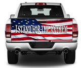 I Stand For The Anthem Tailgate Wrap Vinyl Graphic Decal Sticker