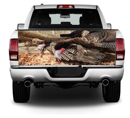 Successful Turkey Hunt Results Tailgate Wrap Vinyl Graphic Decal Sticker