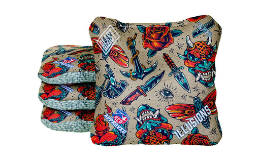 Cornhole Bag Tattoo Flash- All Series/Speeds Available. ACO Stamped.